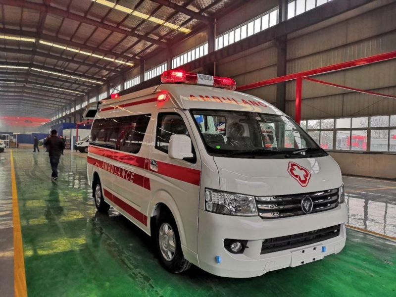 China Brand Foton 4WD 4X2 Type New Ambulance Car Price