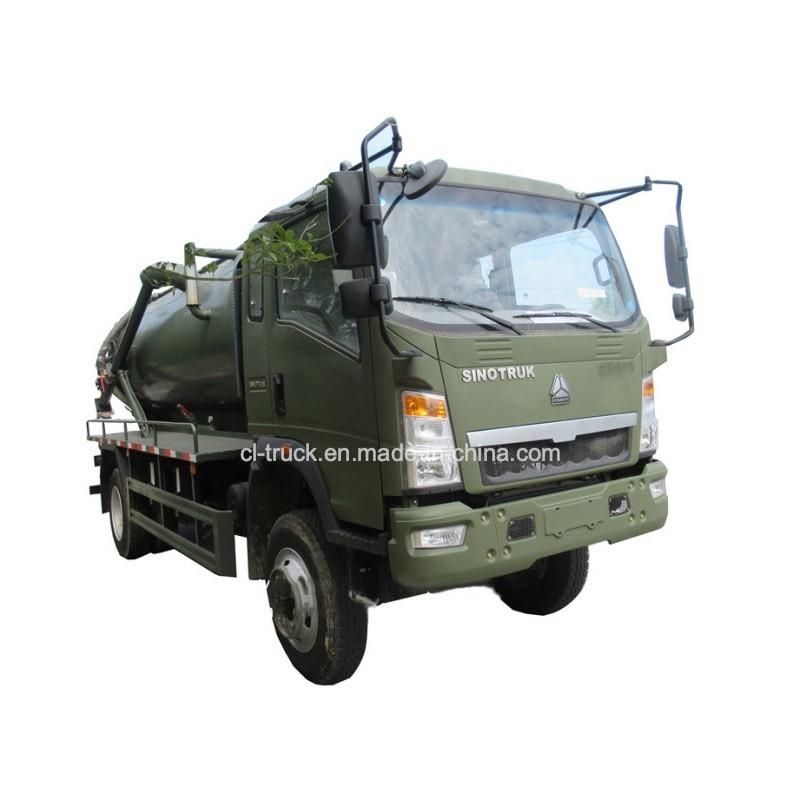 HOWO Light Vacuum Truck 3000liters 5000liters