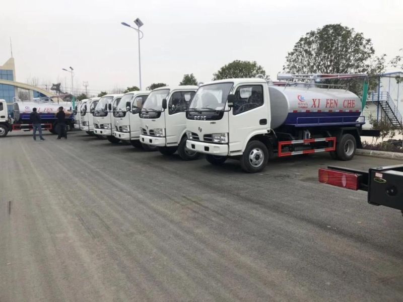 Good Quality Dongfeng Mini 3000liters 4000liters Fecal Suction Truck for Sale Export to Myanmar