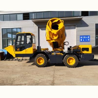 4.0cbm Factory Price Mobile Small Self Loading Concrete Mixer Construction Mixing Machine Machinery Truck