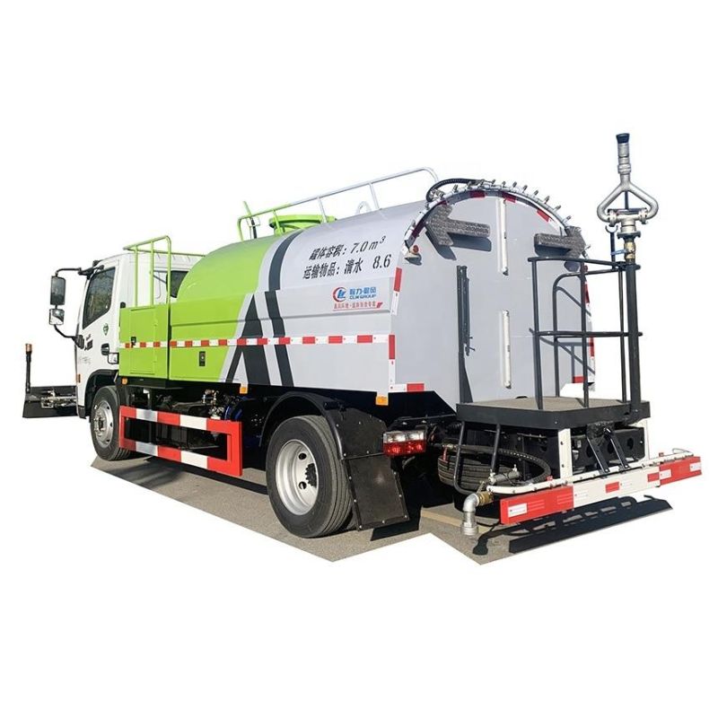 High-Pressure Cleaning Vehicle with 8 M3 Water Tanker and Working Platform for Cleaning The Subway and Pavement