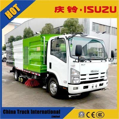 Isuzu Nqr 700p 4*2 190HP Diese Road Sweeper Vehicle