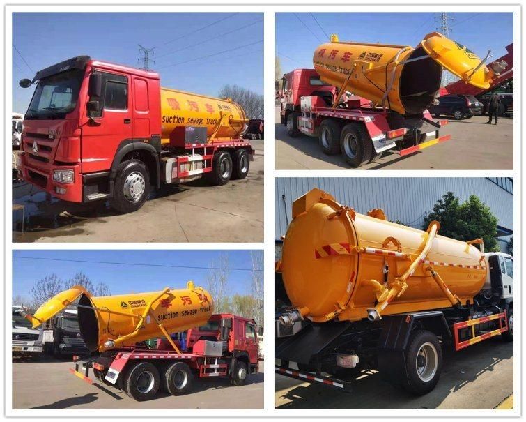Sinotruk HOWO 6X4 Used Septic Truck Tanks for Sale