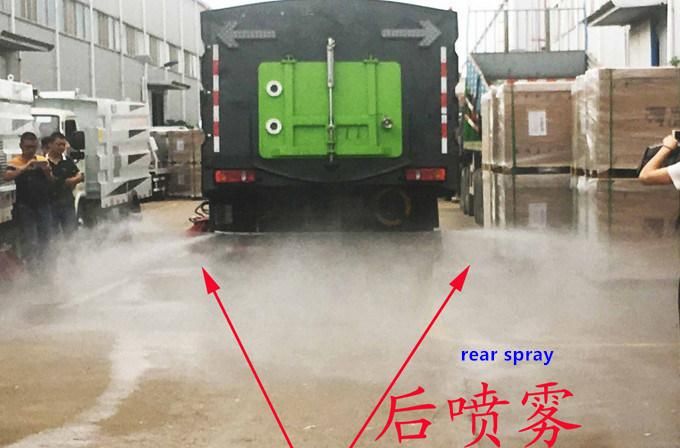 Dongfeng Euro5 8m3 Dust Tank 2m3 Water Tank Vacuum Sweeper Truck