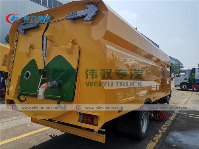 City Street Cleaning Machine Truck Vacuum Isuzu 9cbm Road Sweeper Truck