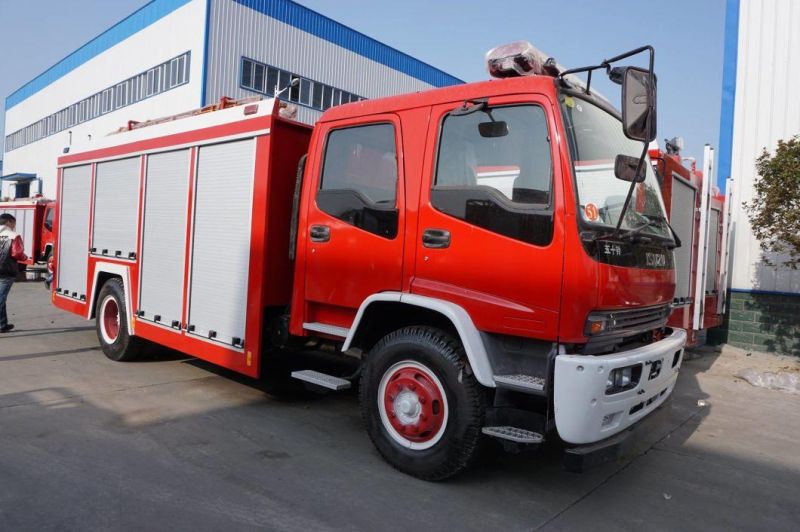 I Suzu 4X2 Rescue Truck 6000L Water and Foam Fire Fighting Truck