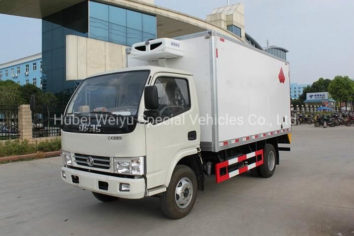 Factory Price China 3-5 Tons Frozen Fish/Meat Transport Delivery Refrigerated Vehicles Freezer Refrigerator Van Truck