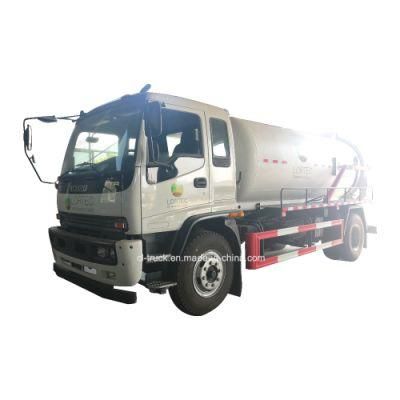 Good Quality I Suzu 4X2 10m3 12m3 Sewage Suction Truck for Sale