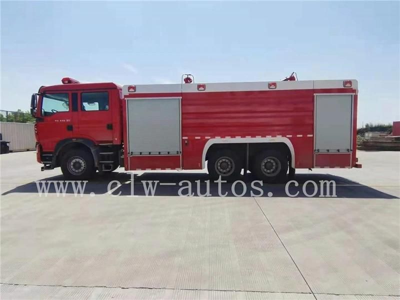 HOWO 6X4 Fire Rescue Water and Foam Tank Truck Fire Fighting Truck Emergency Fire Engine Fire Pumper Trucks