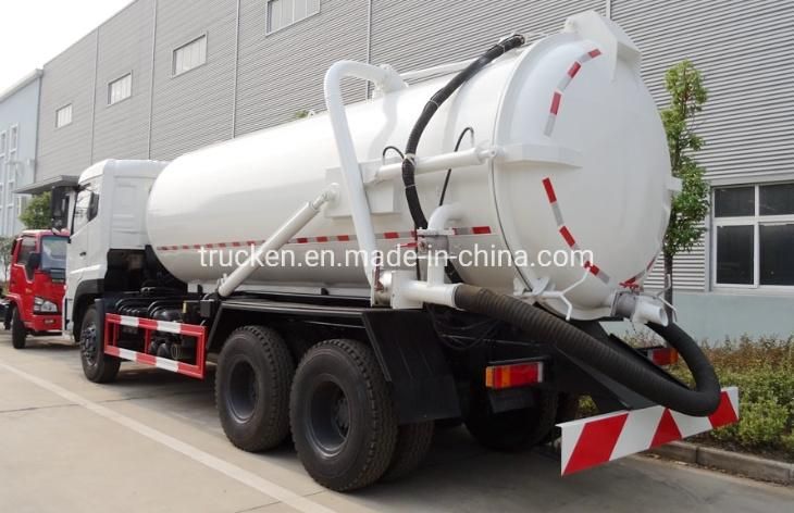 Dongfeng 16000L Municipal Equipment Vacuum Fecal Suction Truck 16000litres Sewer Cleaning Truck