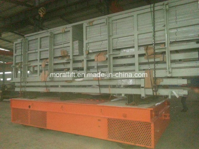 Wheel Type No Railway Flat Bed Industrial Transfer Trolley (KPX)