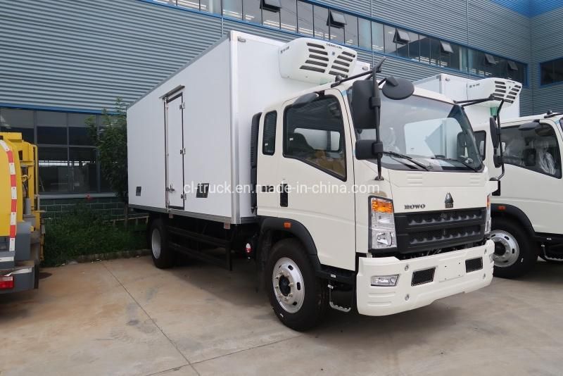 HOWO Euro 2 Euro 4 Rhd LHD 5tons Refrigeration Equipment Truck