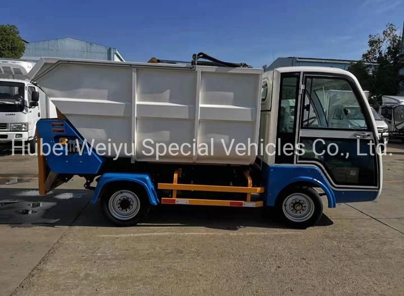 Electric Compression Refuse Collector 4 Wheels 3liters/4liters Electric Waste Disposal Dump Truck Garbage