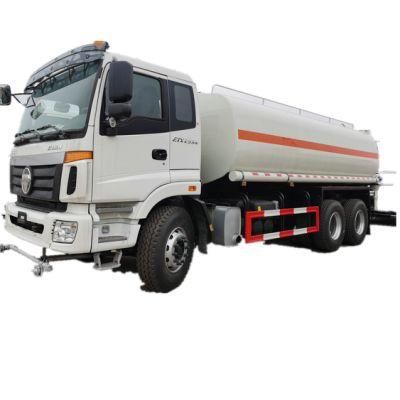 Foton Auman 25tom Stainless Steel Tank Water Tanker Truck for Dust Control