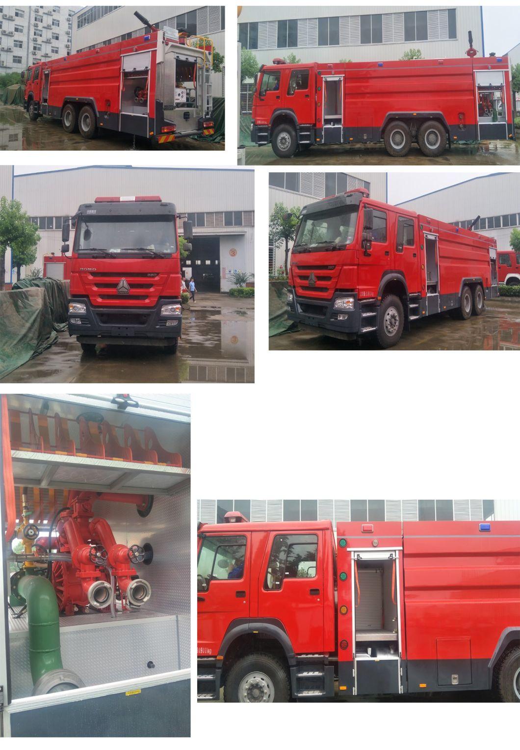 Sinotruck Cnhtc HOWO 6X4 13000 Liters Water & 3000 Liters Foam Tank Fire Flight Truck for Sales
