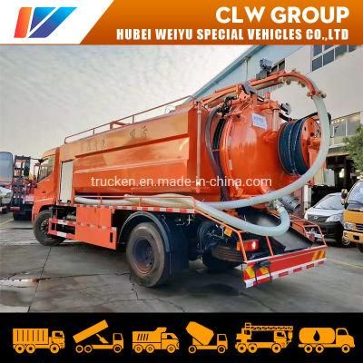 Hot Sale 14000liters Vacuum Pump Sewer Jetting Cleaning Car Sewage Suction Truck Manufacturer