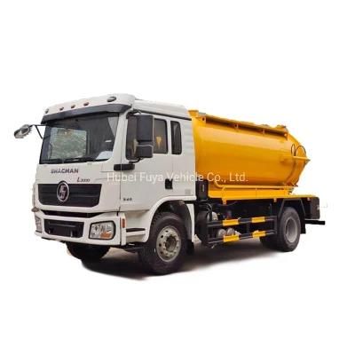 Shacman 10000liters Septic Suction Truck Bp Moro Vacuum Pump