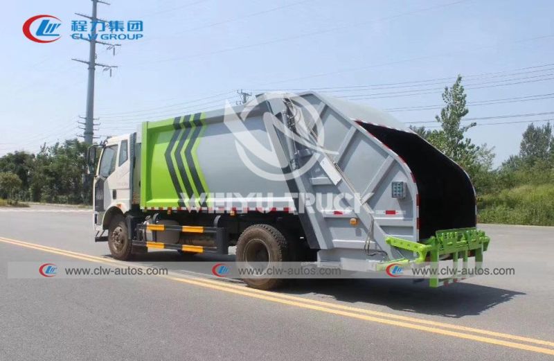 Dong Feng 10 Tons Compactor Rubbish Collect with Hydraulic System Garbage Truck