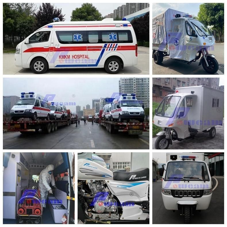 Mobile Prevention ICU Ambulance with Ventilator and Negative Pressure System