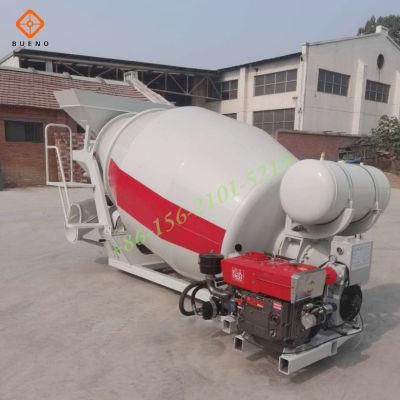 Bueno Brand Material Cement Concrete Mixer Drum for Volvo Truck Chassis