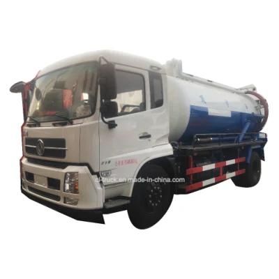 Dongfeng Tianjin 10m3 12m3 Vacuum Sewage Suction Truck for Sale