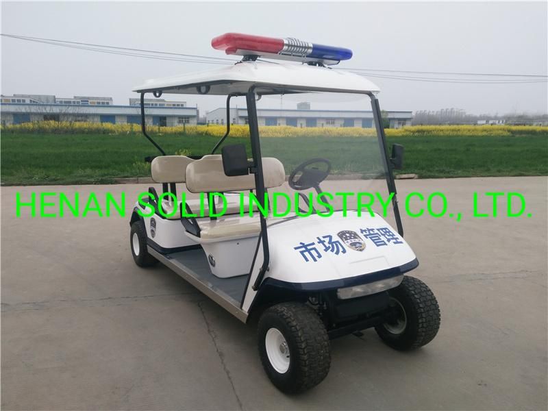 Newest Model 4 Seater Electric Vehicle Safe Guard Patrol Car with Competitive Price