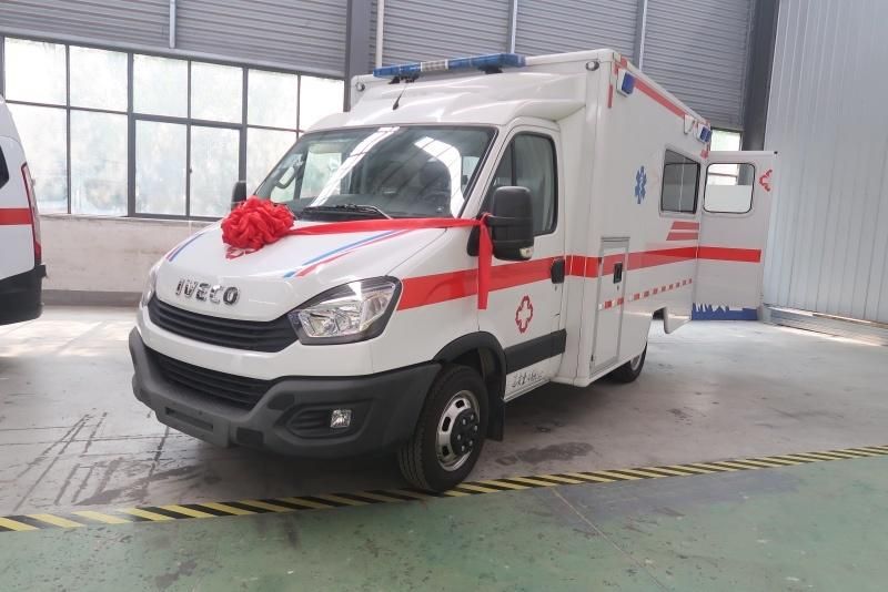 I Veco Ford Transit ICU Negative Pressure Isolation Ambulance for Infectious Disease Patient Transport and Isolation
