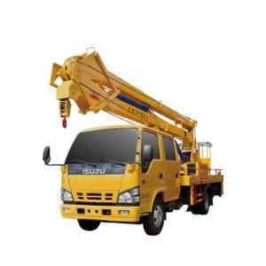 9m New Design Folding Arm Isuzu Euro4 High Altitude Working Truck