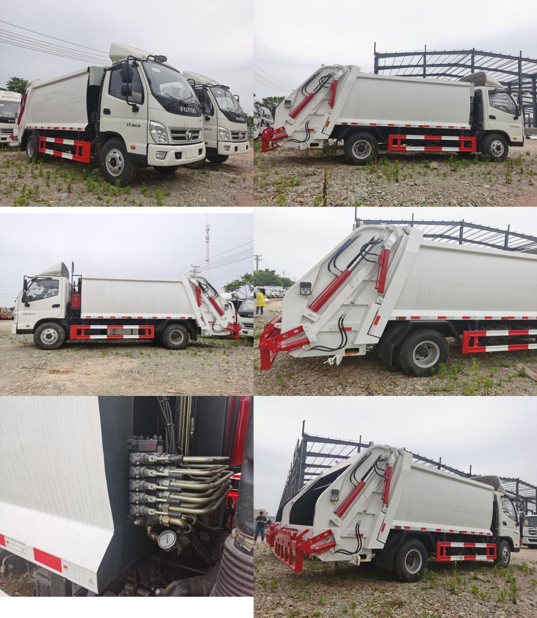 Foton 6cbm 5.4 Ton Self Loading Compaction Garbage Refuse Truck