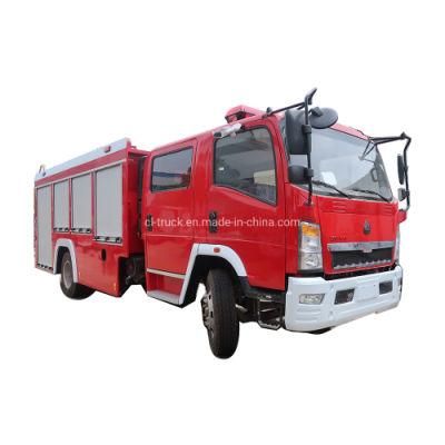 HOWO Light Fire Fighting Truck 3000liters