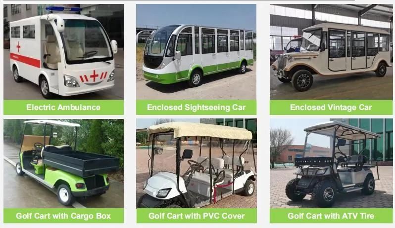 Ready to Ship Battery Operated Electric Tourist Sightseeing Car with 11 Seater