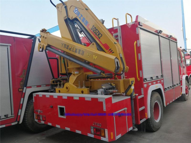 Isuzu Fvr Type 8000liters Rescue Fire Engine with Crane