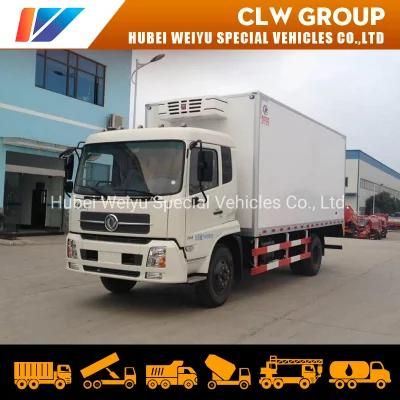 Dongfeng 4X2 Refrigerated Cargo Van Truck for Seafood 5-10t Freezer Cooling Refrigerator Truck