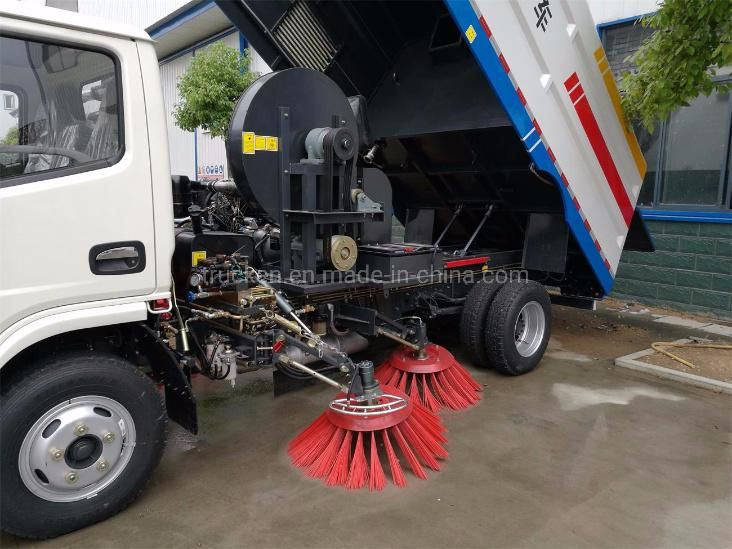 3cbm Small Sweeping Vehicle Dongfeng Truck Mounted Sweeper