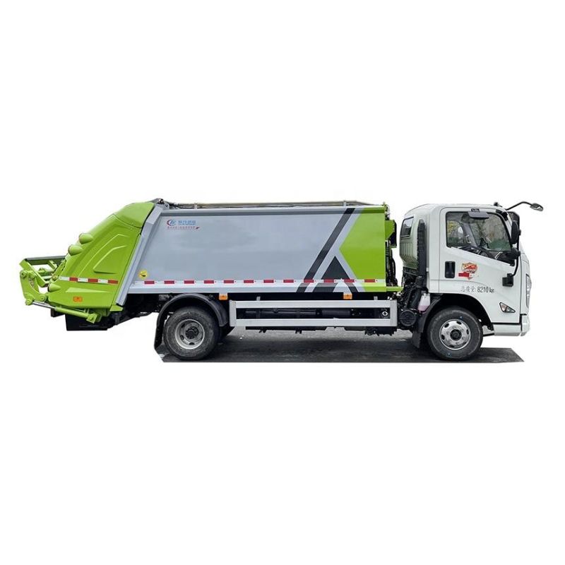 Jianglin 8 M3 Refuse Compactor Truck for Urban Garbage Collection, 8 M3 Compressed Waste Collect Truck for Sales