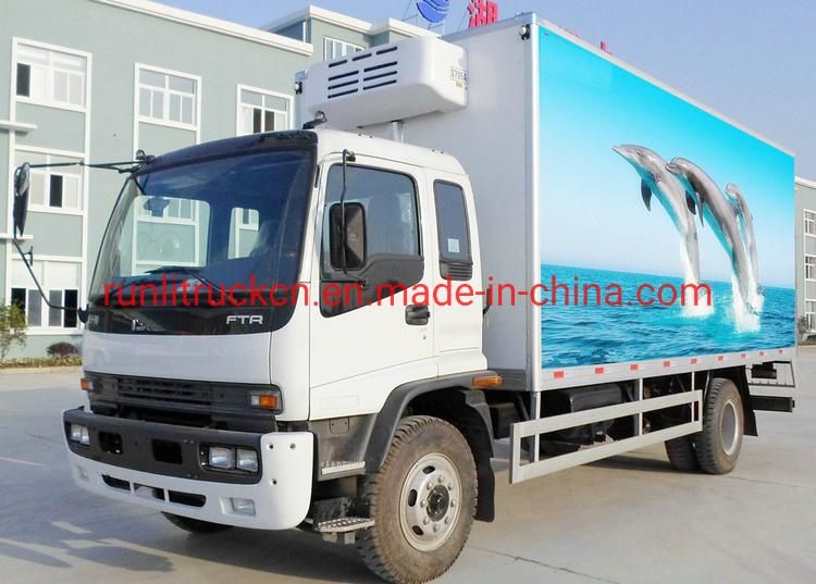 Japanese Qingling Isuz Uftr Refrigerator Body Truck 30cbm to 35cbm