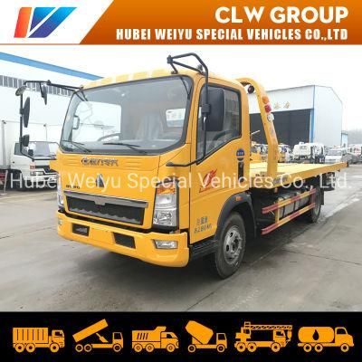 4tons HOWO Wrecker Truck 4t 5t Road Rescue Breakdown Recovery Wrecker for Towing