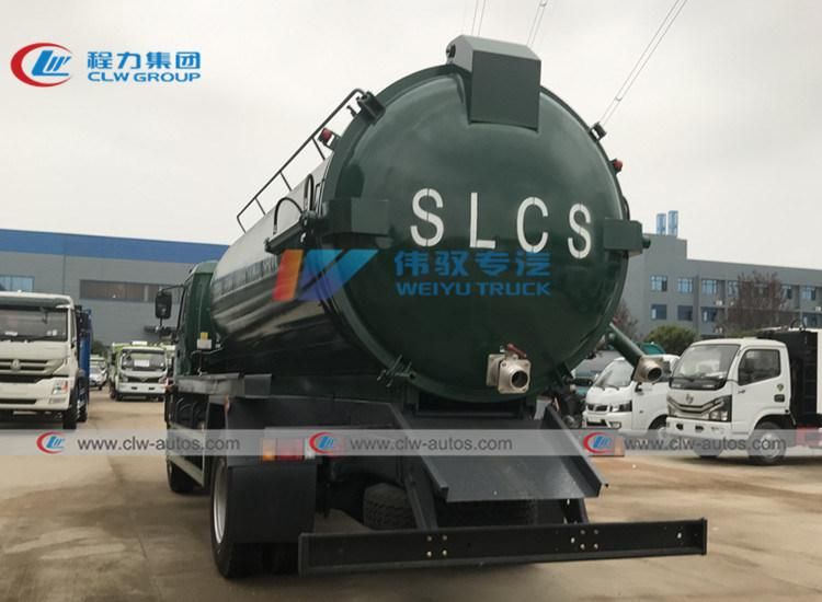 Japan Ftr High Pressure Vacuum Fecal Suction Vehicle 12000liters Sewage Sewer Cleaning Truck