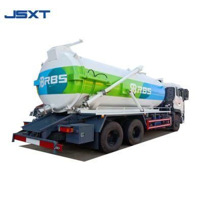 Heavy Duty 6X4 High Pressure Cleaning Function Sewage Suction Truck