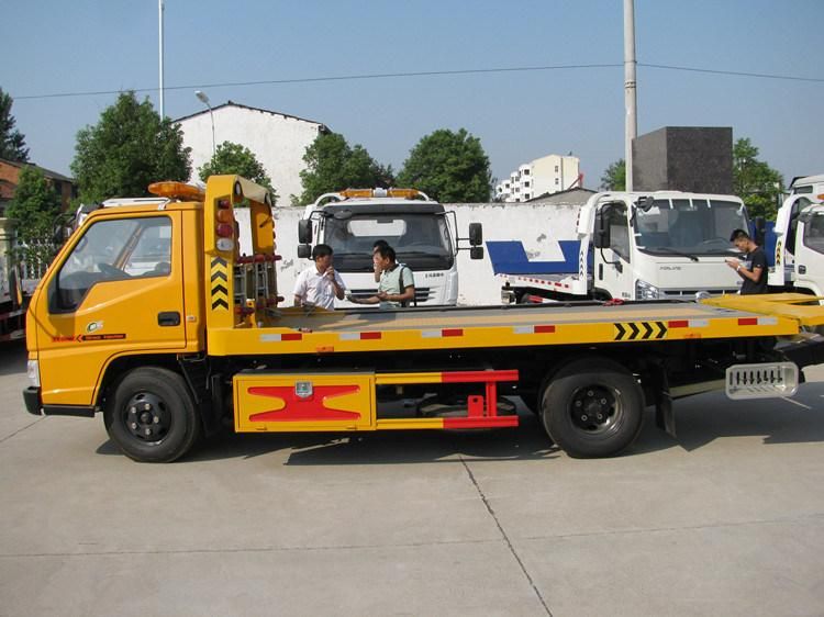 Chinese Factory Supplied Jmc 4X2 2 to 3 Ton Small Wrecker Tow Truck for Sale with Low Price