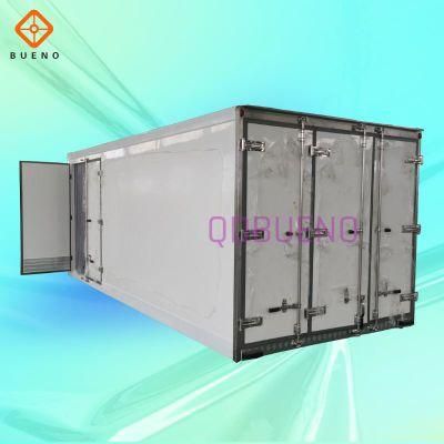 Customized Freezer Refrigerated Truck Box Fiberglass Van Cargo Body for Isuzu Hino Fuso Truck