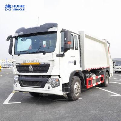 Used Sinotruck HOWO 6X4 12cm3 14cm3 Small Compactor Trash Can Garbage Truck