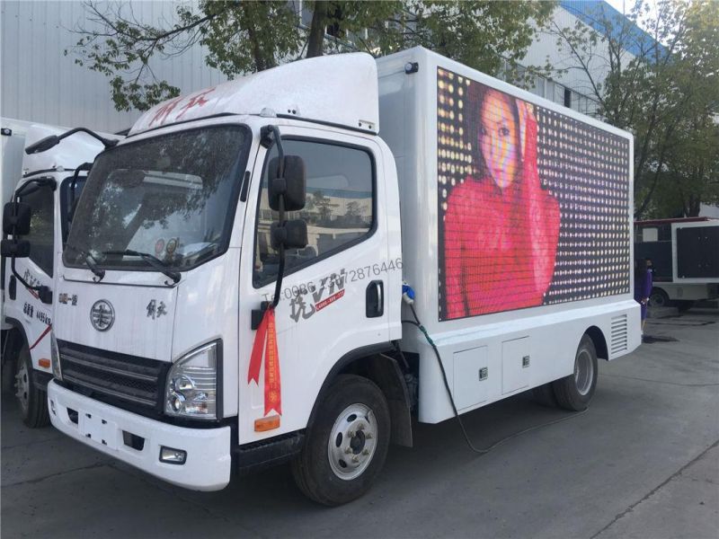 FAW Outdoor Advertising Truck Mobile Stage Truck for Sale
