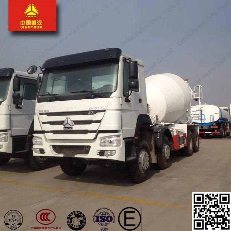 Euro2/3/4/5 Emission Sinotruck HOWO 8X4 Concrete Mixer Truck with Competitive Price