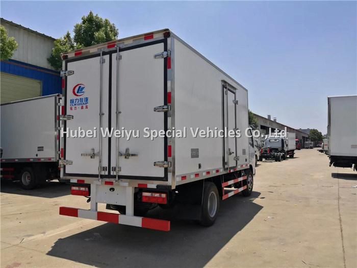 Dongfeng Refrigerated Van Truck Freezer Container Body for Meat Vegetable Transport