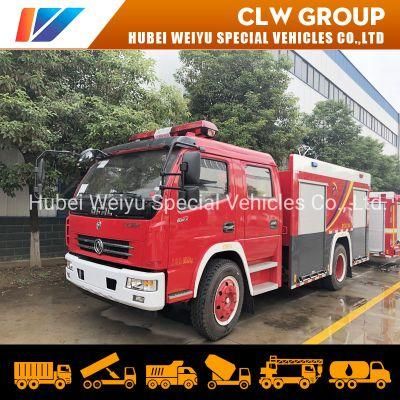 Dongfeng 4X2 4000liters Water Tank Fire Fighting Truck Vehicle Rescue Fire Engine Truck