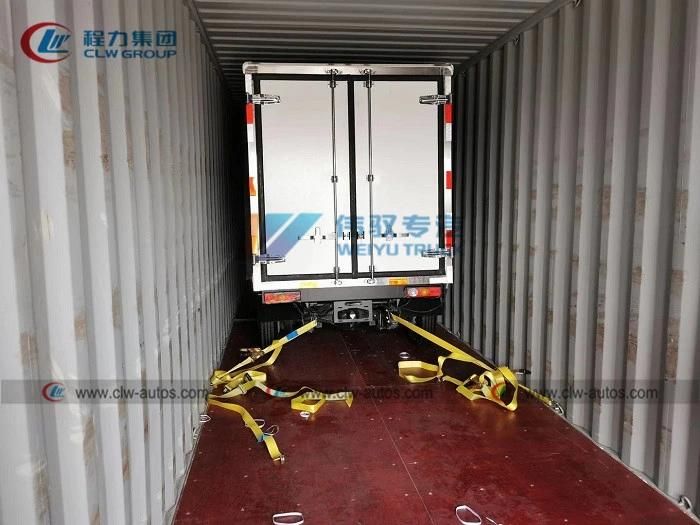 Good Price Foton Mini 1ton Petrol Seafood and Fish Delivery Refrigerator Van Truck