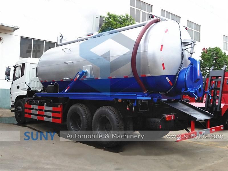 15cbm 10 Wheels 3 Axles Sewage Suction Truck with Vacuum Pump