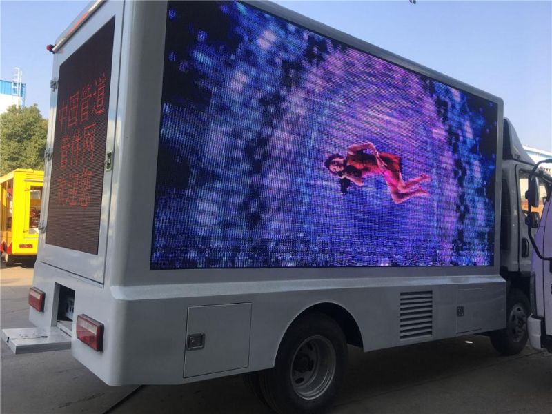 Good Quality Full Color P5 P6 P4 Mobile Outdoor LED Advertising Truck with Scrolling Light Box