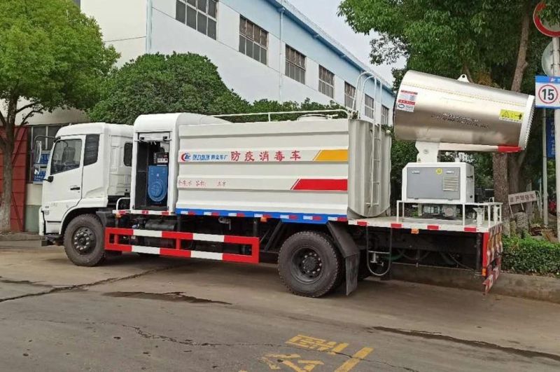 Dongfeng Dust Suppression Multifunctional Sprinkler Disinfection Truck Water Tanker Truck